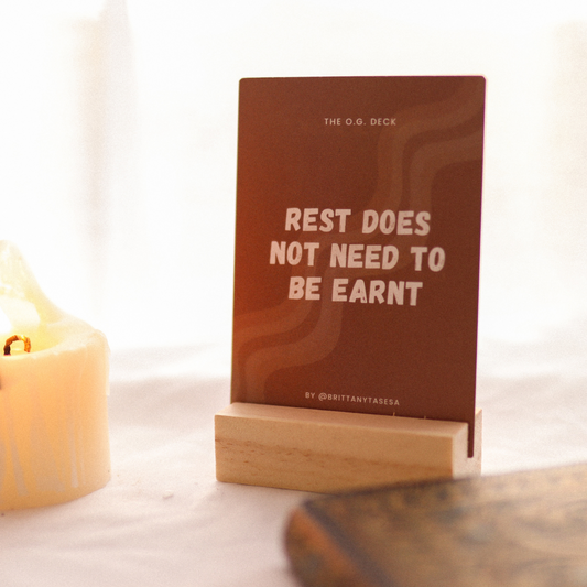 Affirmation Card Stand - Rectangle